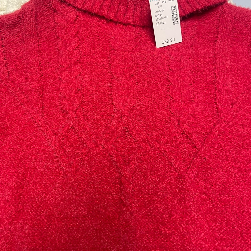 Women’s brand-new red sweater